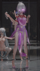 【MMD/布料】bl46竖屏【肚兜弱音】LUPIN-H萌Gal