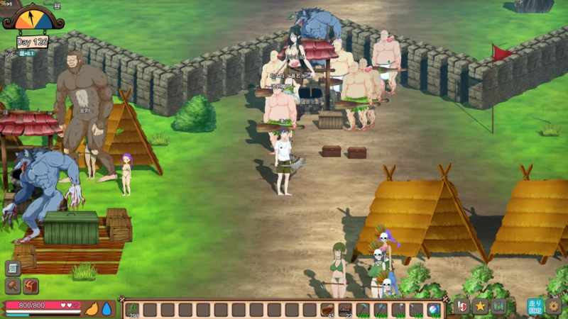 【SLG/PC/生肉】生存游戏 - サバイバルゲーム-H萌Gal