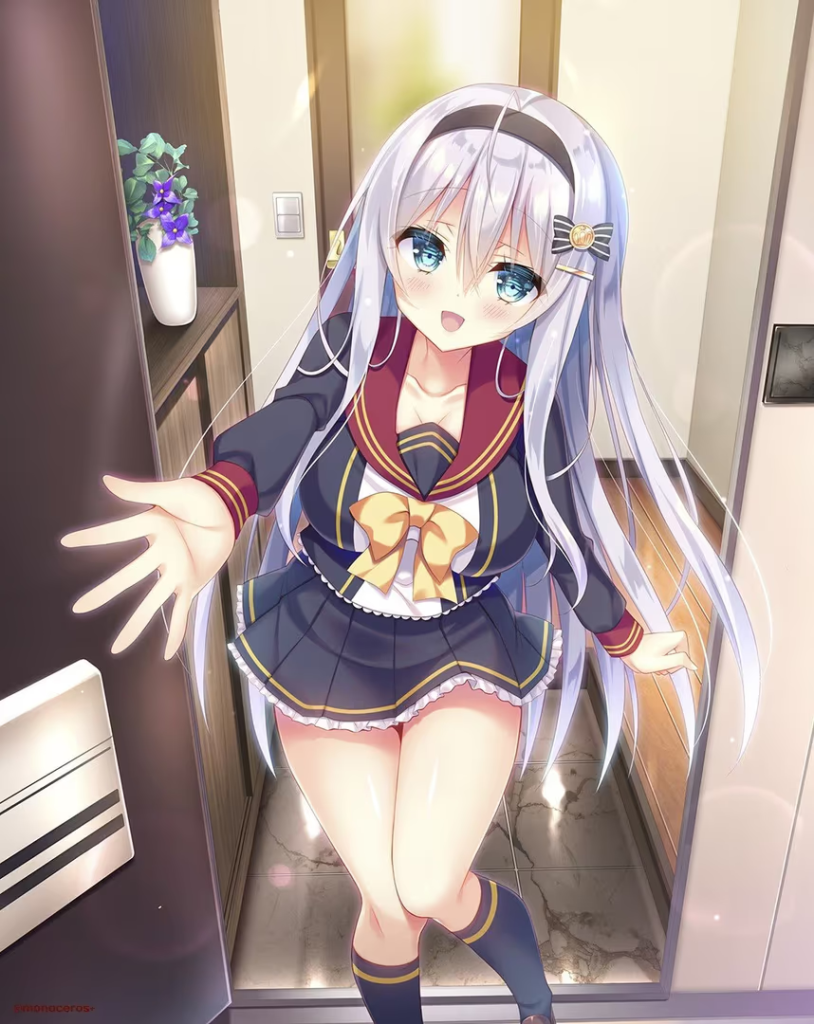 【ADV/安卓】与女朋友的甜蜜生活～你喜欢一心一意的银发美少女吗~ – 甘やかせカノジョのいる生活 – 一途な銀髪美少女は好きですか？--H萌Gal