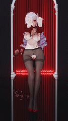 【MMD】224_竖屏涩涩大鸭开档乳链大兔兔4k_Bronya_VIVIZ_Maniac-H萌Gal